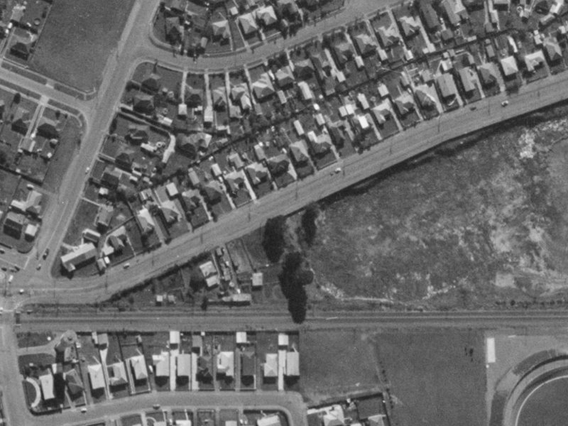 290 Waterloo Road from the air, 1970-1974