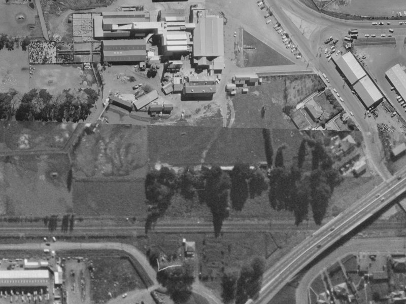 1 Distribution Lane from the air, 1970-1974