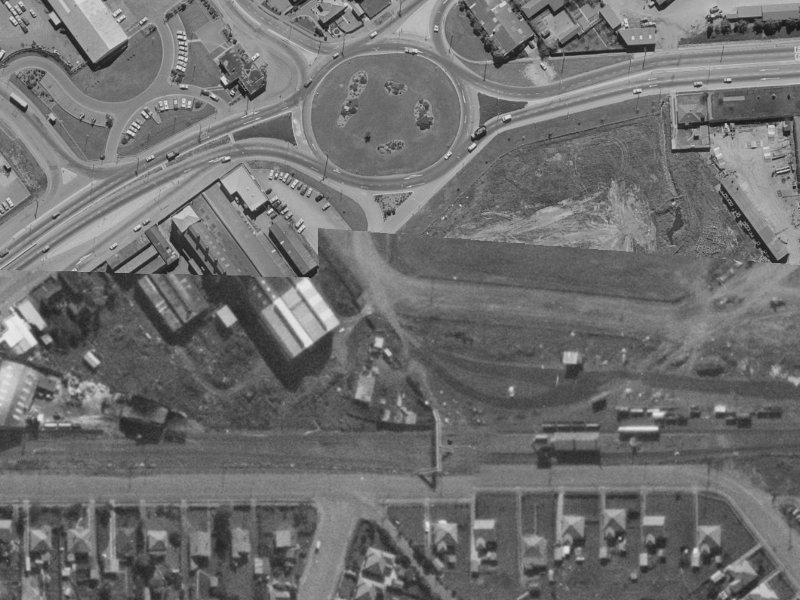 Alloy Street from the air, 1970-1974