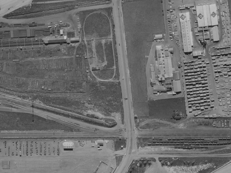 Matipo Street from the air, 1970-1974