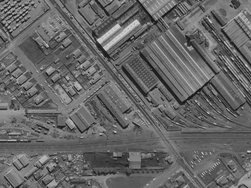 20 Troup Drive from the air, 1970-1974