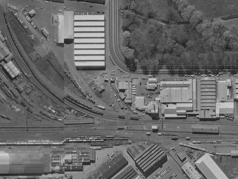 6 Moorhouse Avenue from the air, 1970-1974