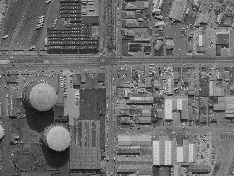 98 Falsgrave Street from the air, 1970-1974