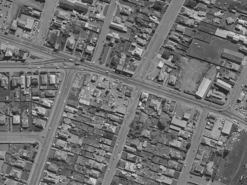 242E Ferry Road from the air, 1970-1974
