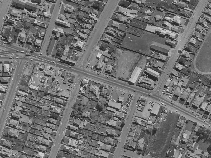 250 Ferry Road from the air, 1970-1974