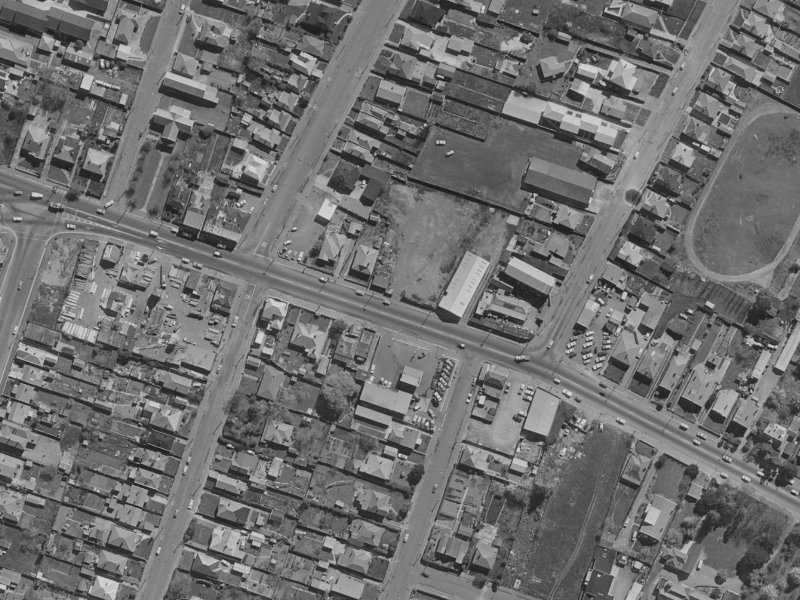 Ferry Road from the air, 1970-1974
