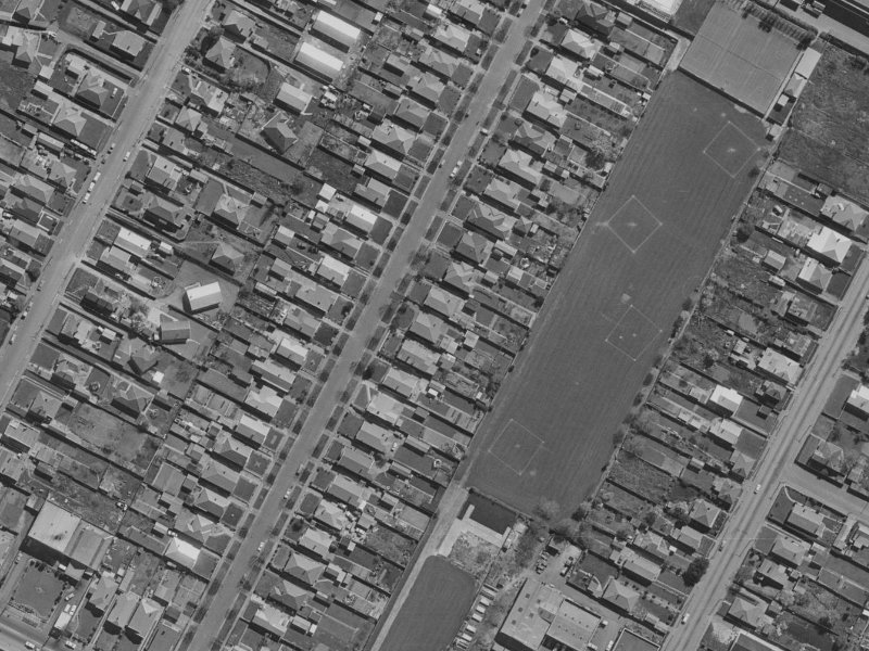 40 Ryan Street from the air, 1970-1974