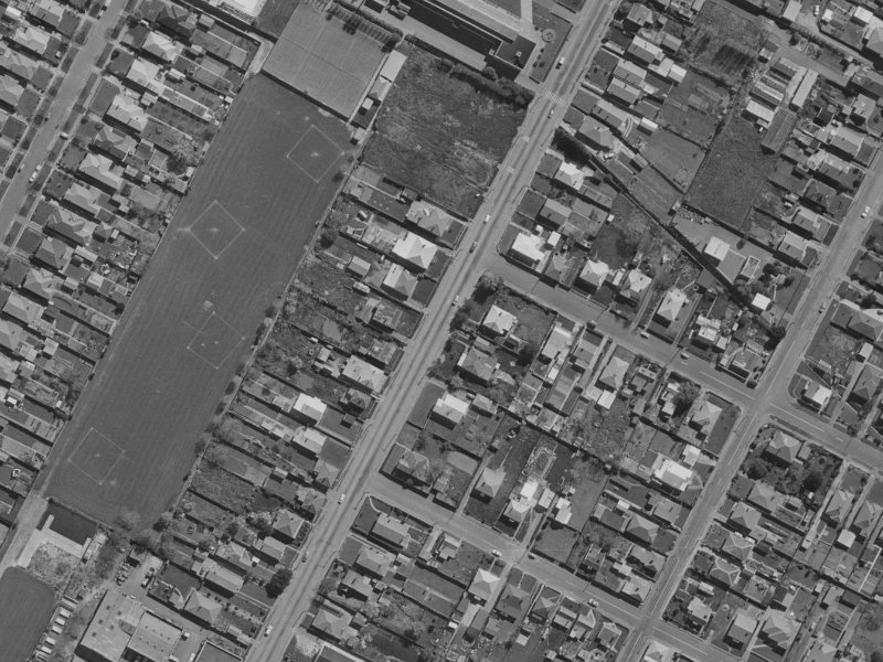 46 Aldwins Road from the air, 1970-1974
