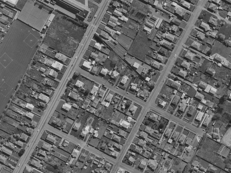 13 Bass Street from the air, 1970-1974