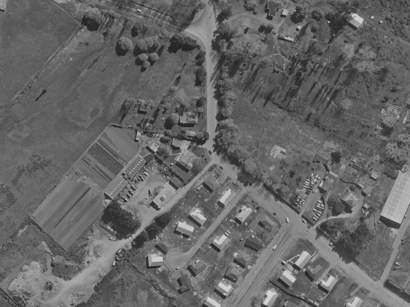 73 Maces Road from the air, 1970-1974