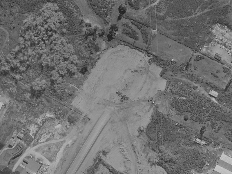 712 Newtown Street from the air, 1970-1974
