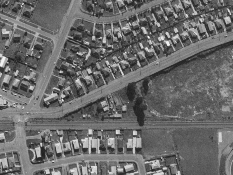 296 Waterloo Road from the air, 1970-1974