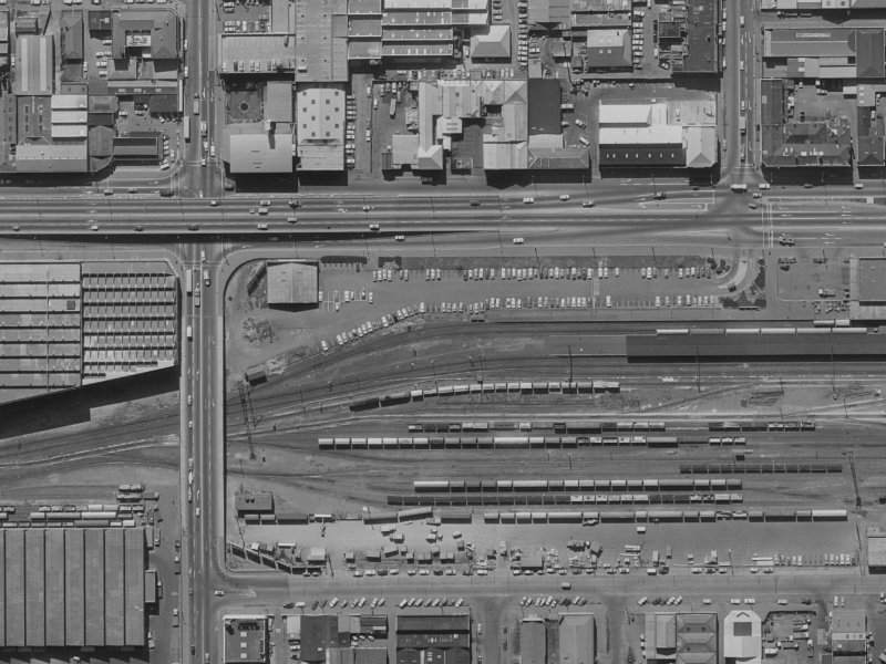 374 Moorhouse Avenue from the air, 1970-1974