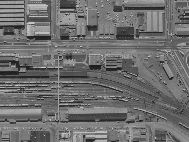 10 Washington Way from the air, 1970-1974