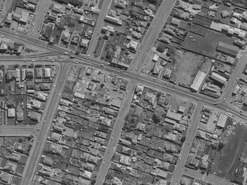 242F Ferry Road from the air, 1970-1974