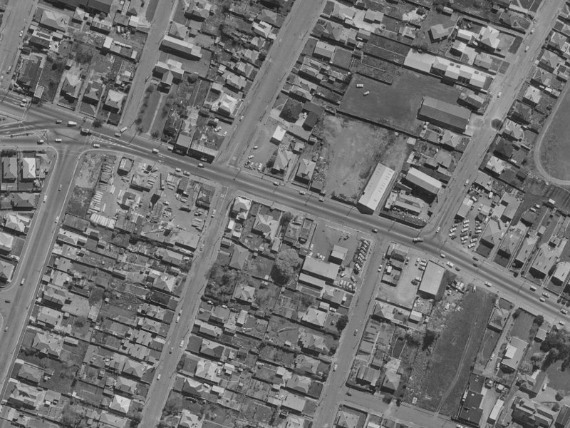 Ferry Road from the air, 1970-1974