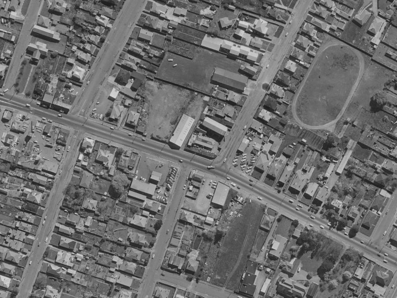 262 Ferry Road from the air, 1970-1974