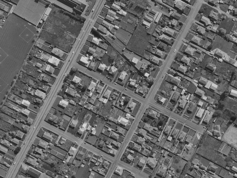 14 Bass Street from the air, 1970-1974