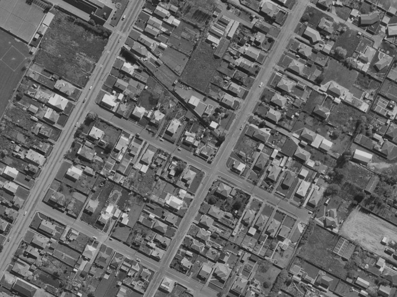 21 Bass Street from the air, 1970-1974