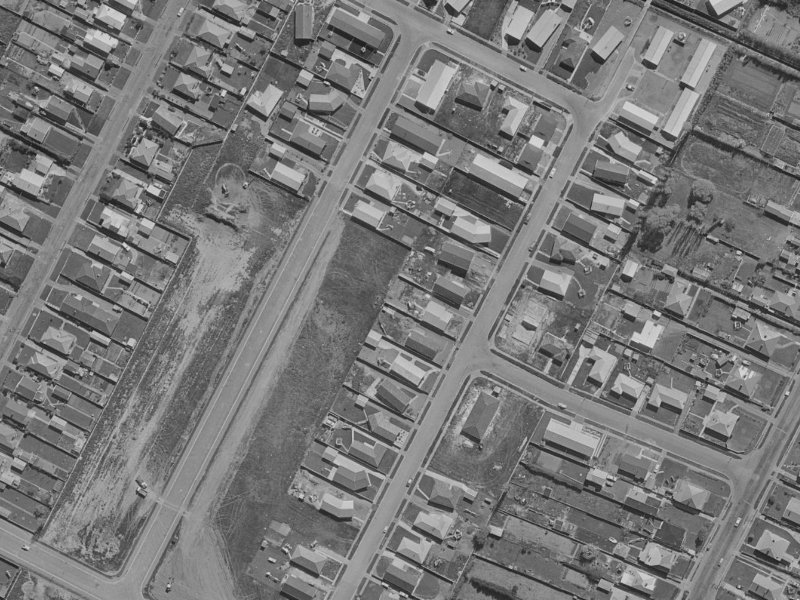 Arran Crescent from the air, 1970-1974