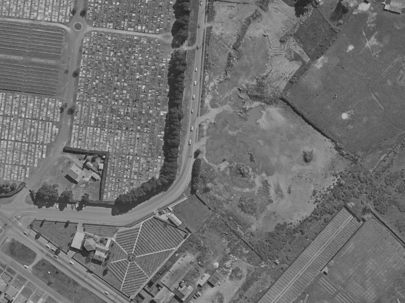 69 Keighleys Road from the air, 1970-1974