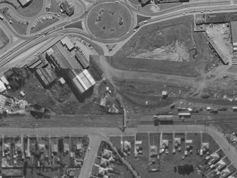 3 Alloy Street from the air, 1970-1974
