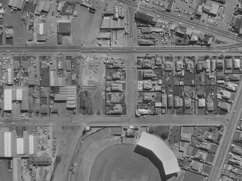 7 Lancaster Street from the air, 1970-1974