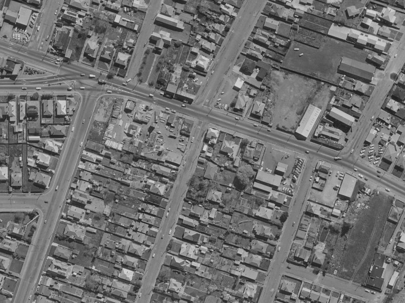 109 Barbour Street from the air, 1970-1974
