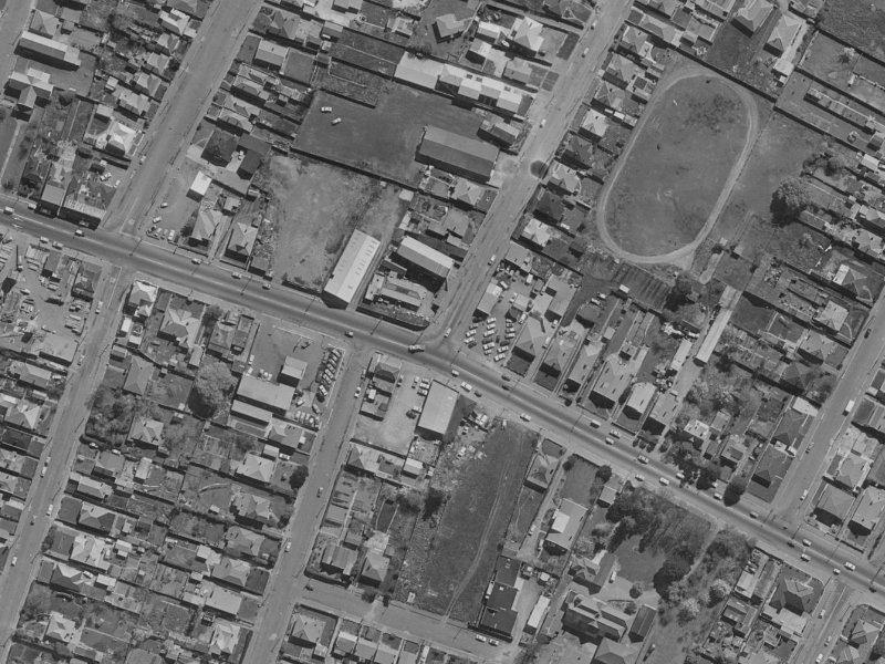 Olliviers Road from the air, 1970-1974