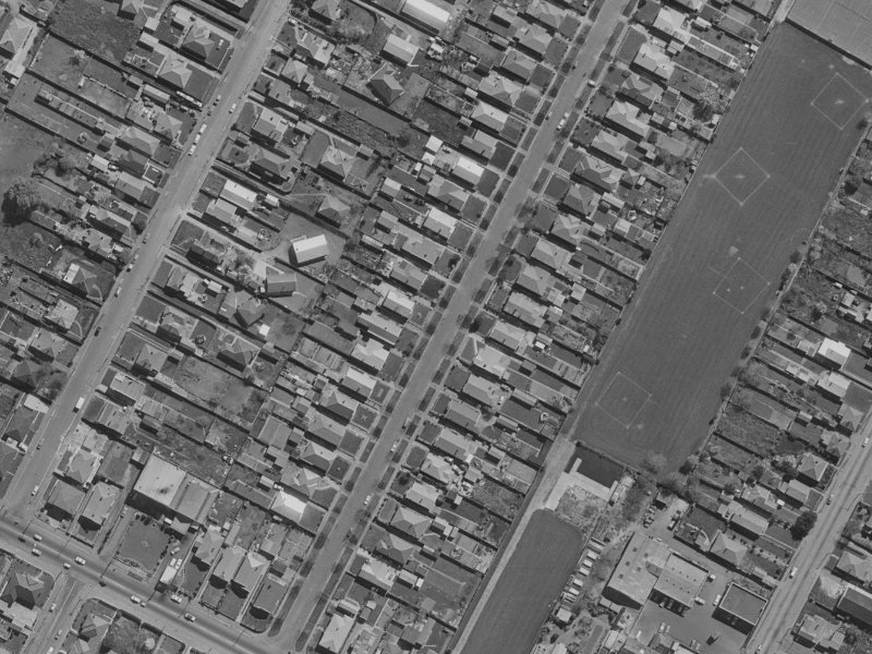 33 Ryan Street from the air, 1970-1974