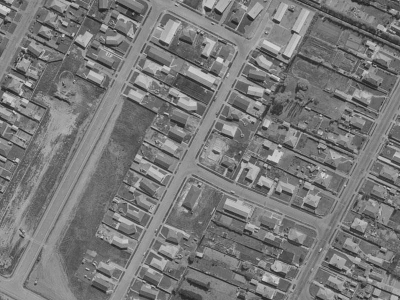 26 Arran Crescent from the air, 1970-1974