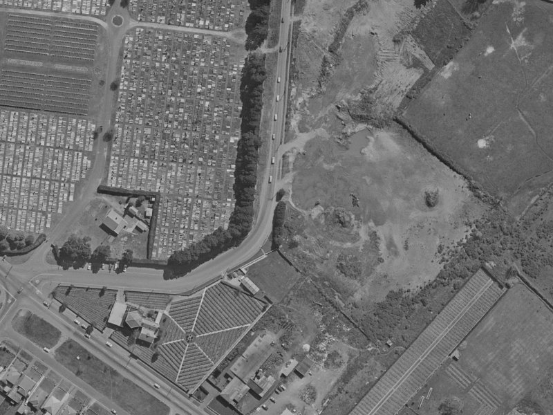 99 Keighleys Road from the air, 1970-1974