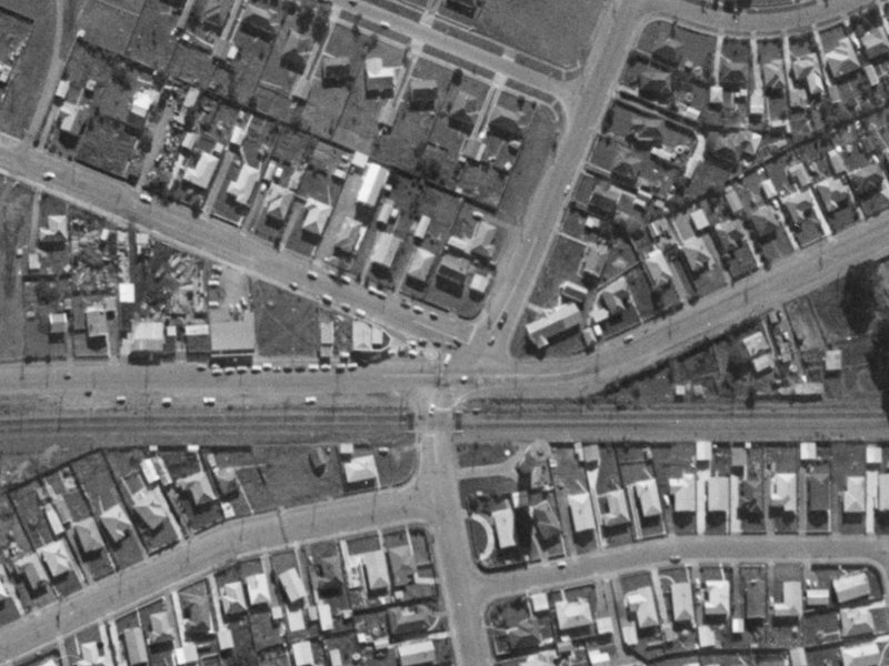2 Moffett Street from the air, 1970-1974