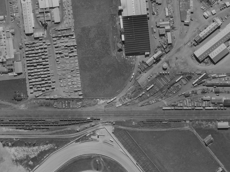 16 Barry Hogan Place from the air, 1970-1974