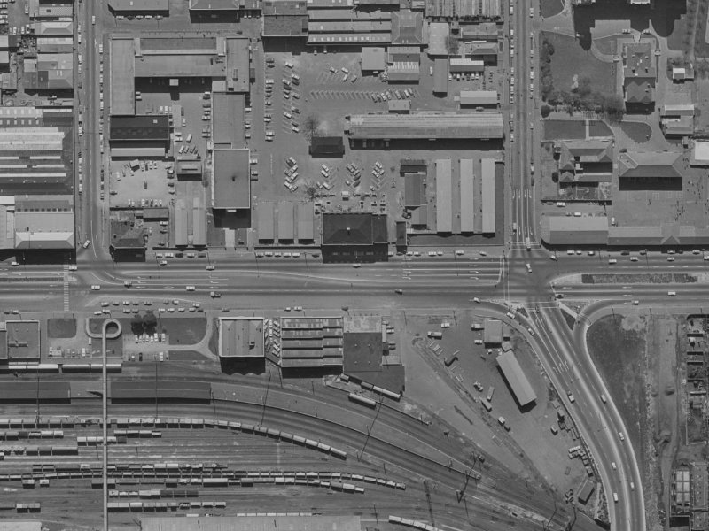 3 Washington Way from the air, 1970-1974