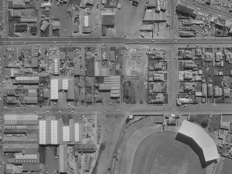 31 Stevens Street from the air, 1970-1974