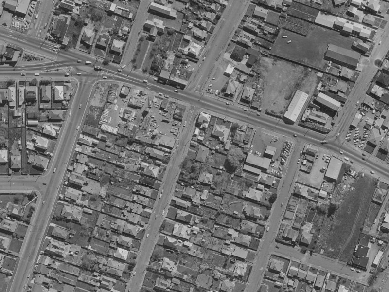 112 Barbour Street from the air, 1970-1974