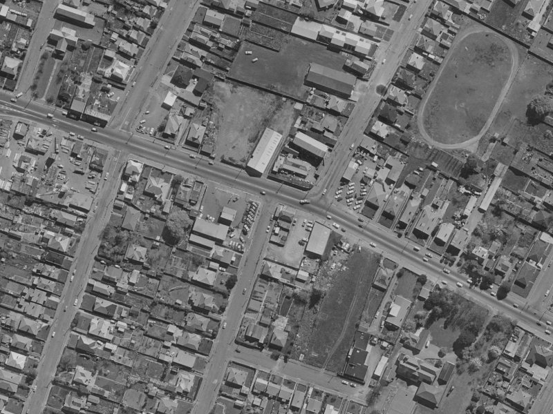 275 Ferry Road from the air, 1970-1974