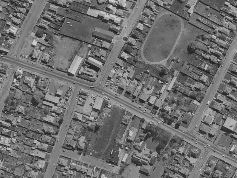 283 Ferry Road from the air, 1970-1974
