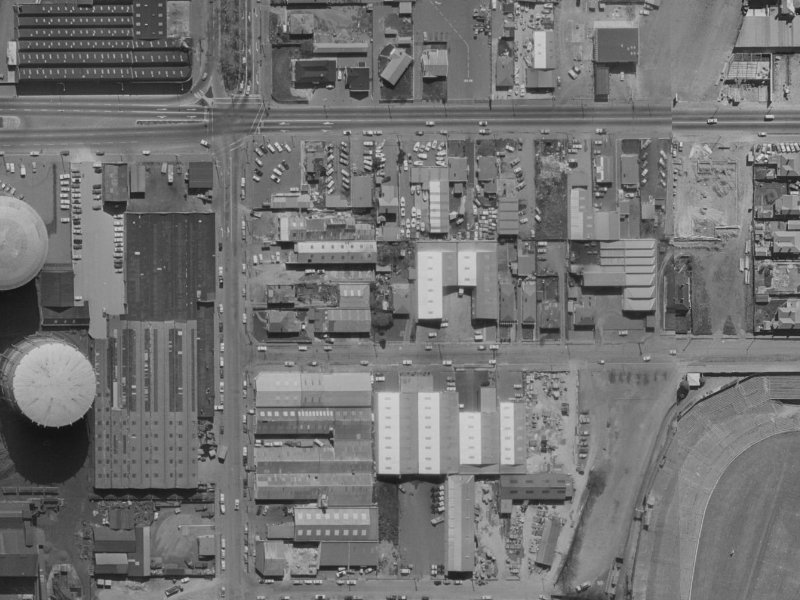 15 Stevens Street from the air, 1970-1974