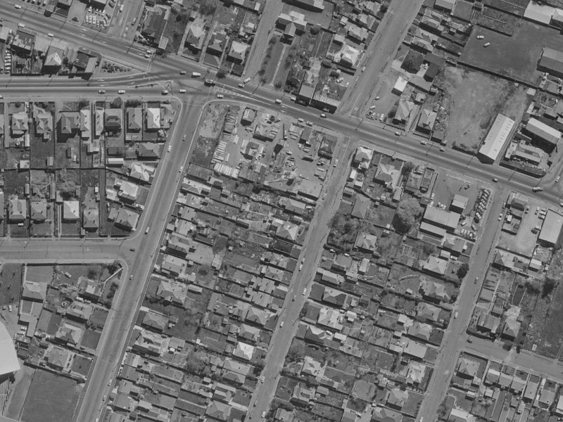 105 Barbour Street from the air, 1970-1974