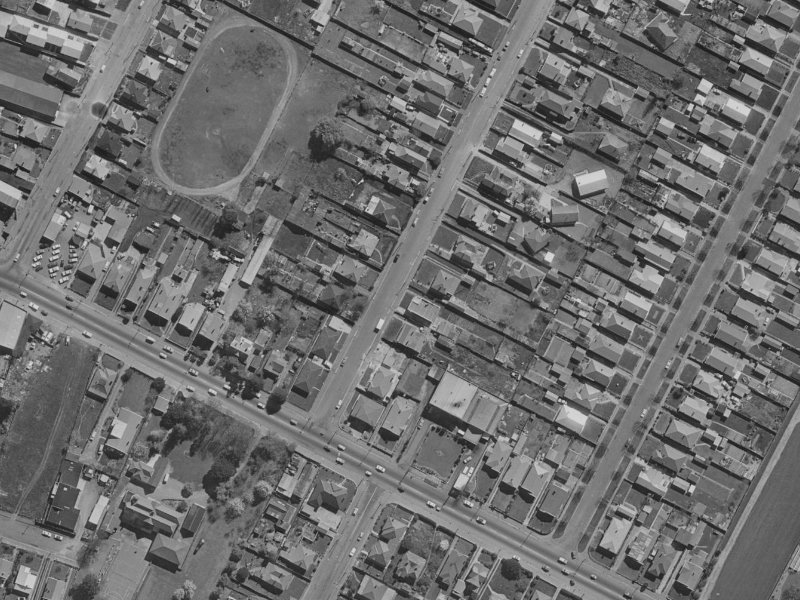 14-18 Bordesley Street from the air, 1970-1974