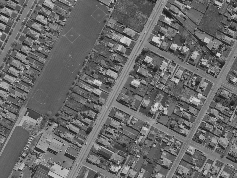 42 Aldwins Road from the air, 1970-1974