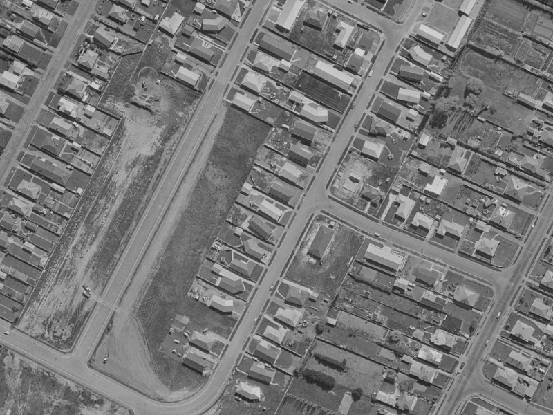 32 Arran Crescent from the air, 1970-1974