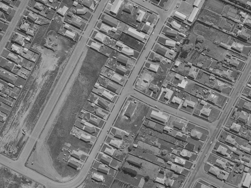 47 Arran Crescent from the air, 1970-1974