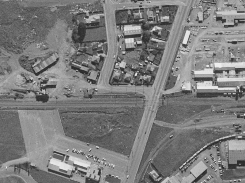 8A Smarts Road from the air, 1970-1974