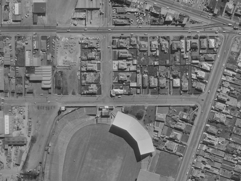 2B Lancaster Street from the air, 1970-1974
