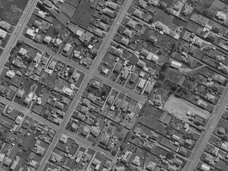 26 Bass Street from the air, 1970-1974