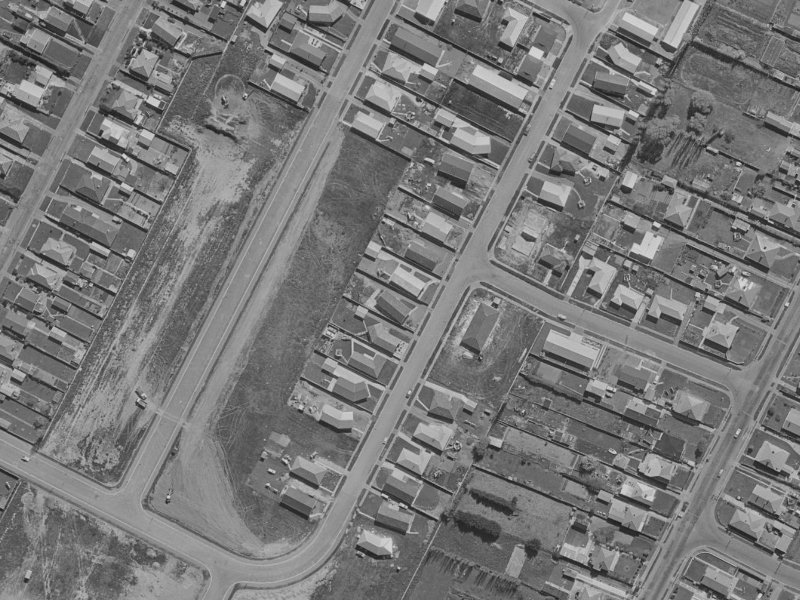 34 Arran Crescent from the air, 1970-1974