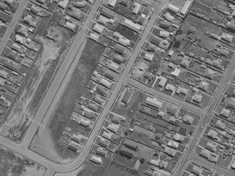 47A Arran Crescent from the air, 1970-1974